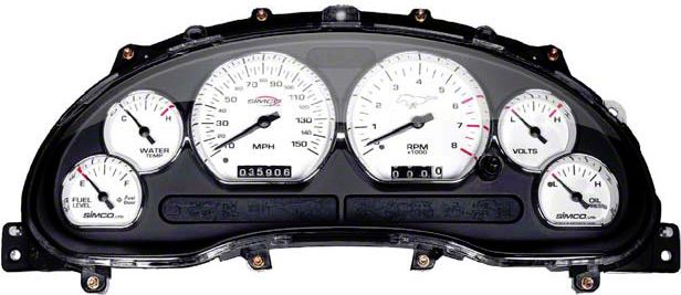 Simco Classic Series Mustang Gauge Kit (96-98 GT)