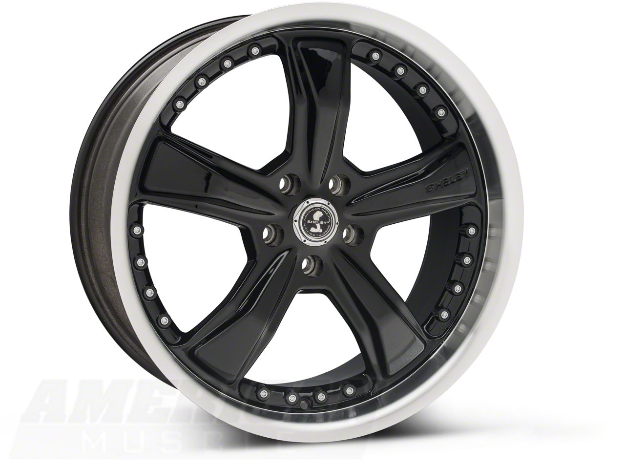 Black Shelby Razor Wheel - 20x9 (05-14 GT, V6)