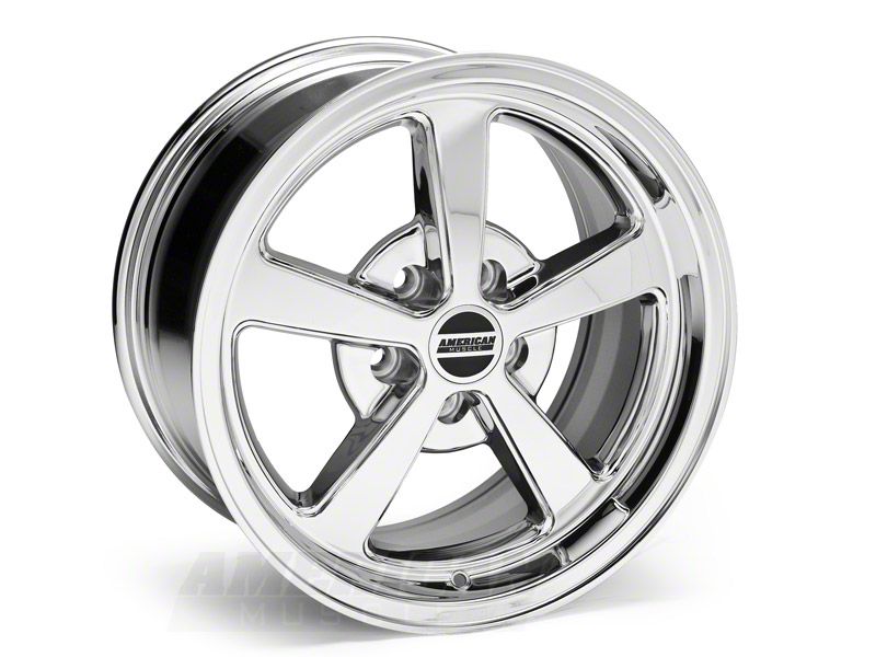 Chrome Deep Dish Mach 1 Wheel - 17x9 (94-04 All)