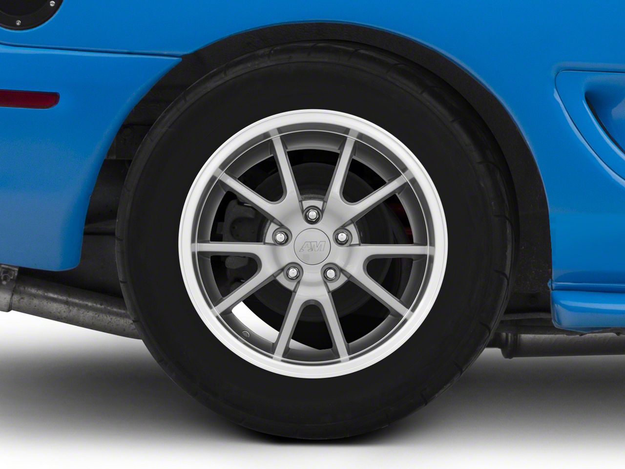 Anthracite Deep Dish FR500 Wheel - 17x10.5 (94-04 All)