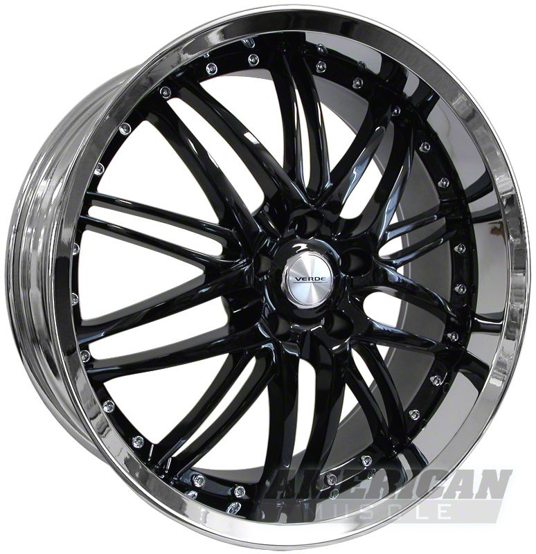 Black Mustang Kaos Wheel - 2005+ (20x8.5)