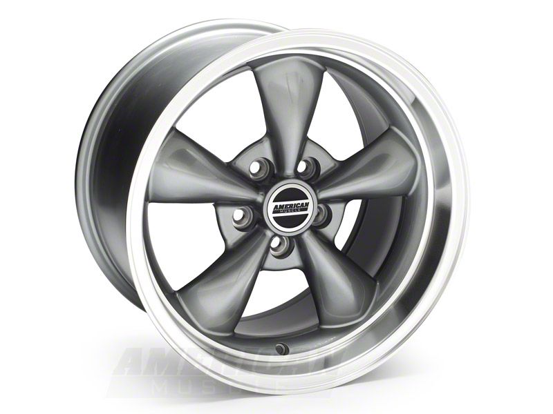 Anthracite Deep Dish Bullitt Wheel - 17x10.5 (94-04 All)