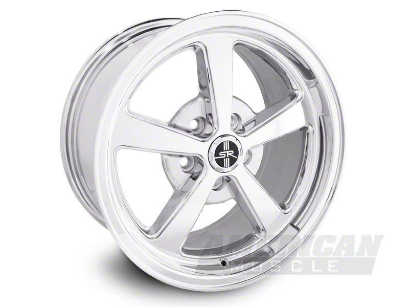 Chrome Deep Dish Mach 1 Wheel (17x9) - 2005+