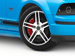 2010 GT500 Style Black Machined Wheel - 18x9 (05-14 All)