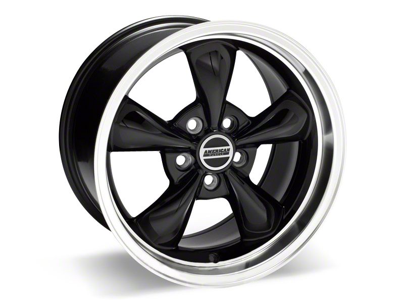 Black Deep Dish Bullitt Wheel - 17x10 (05-10 GT; 05-13 V6)