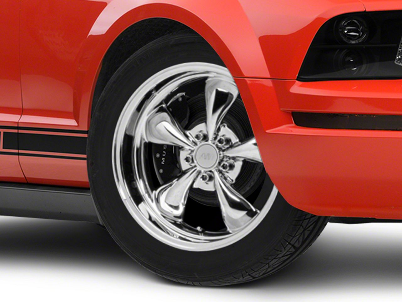 Chrome Deep Dish Bullitt Wheel - 18x9 (05-13 All, Excluding GT500)