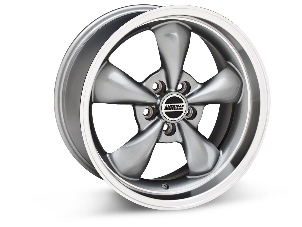 Anthracite Deep Dish Bullitt Wheel - 18x10 (05-12 GT, V6)