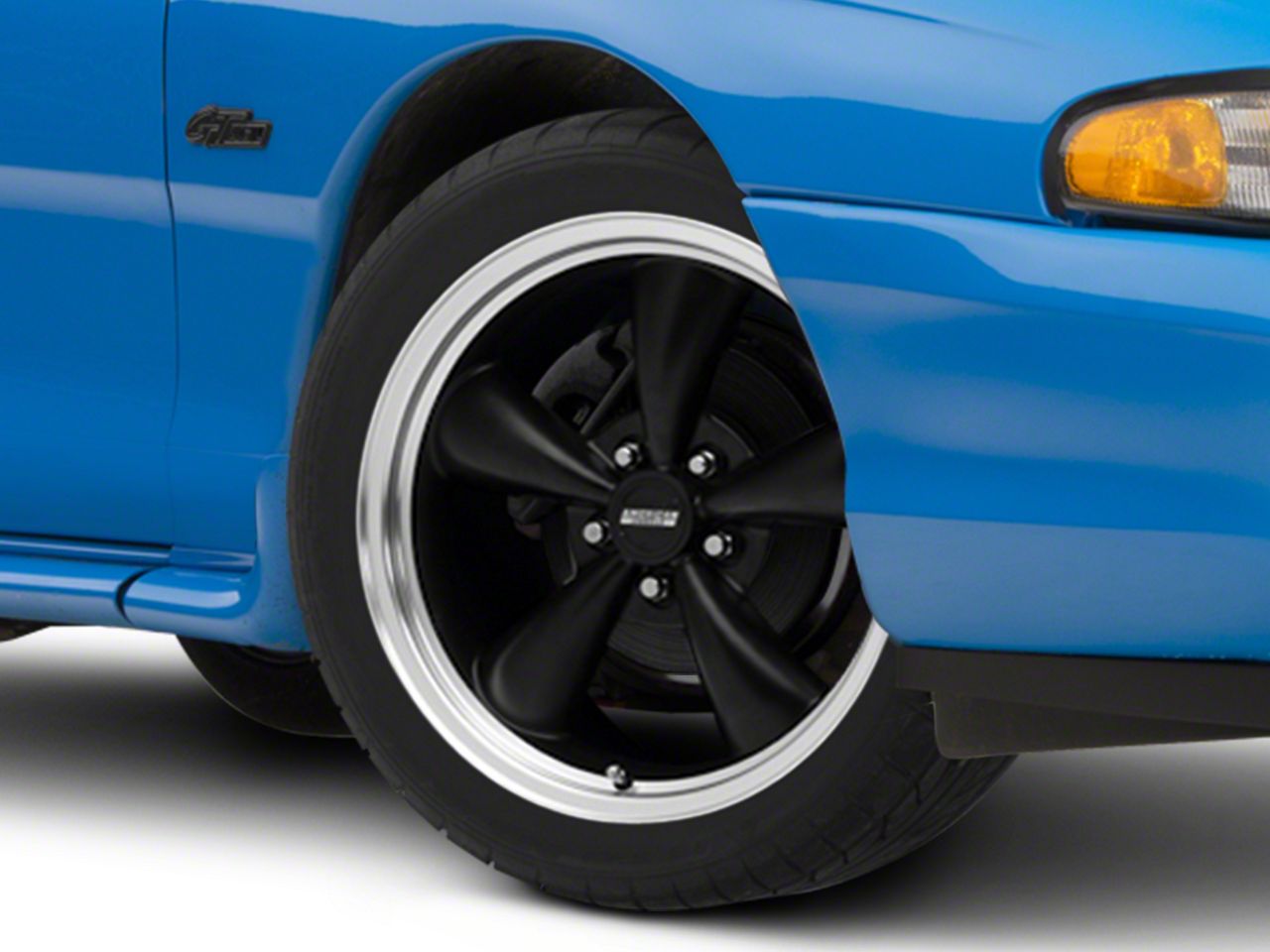 Matte Black Bullitt Wheel - 18x8 (94-04 All)