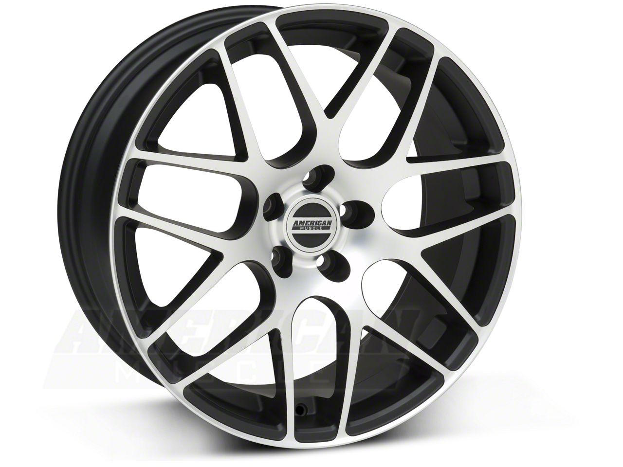 Matte Black Machined AMR Wheel 18x8 (05-13 All)