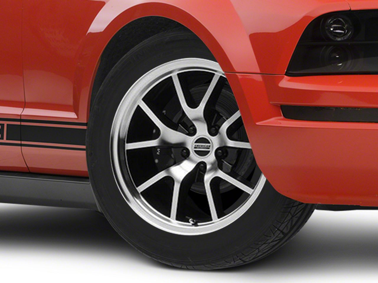 Black Machined FR500 Wheel - 18x9 (05-13 All)