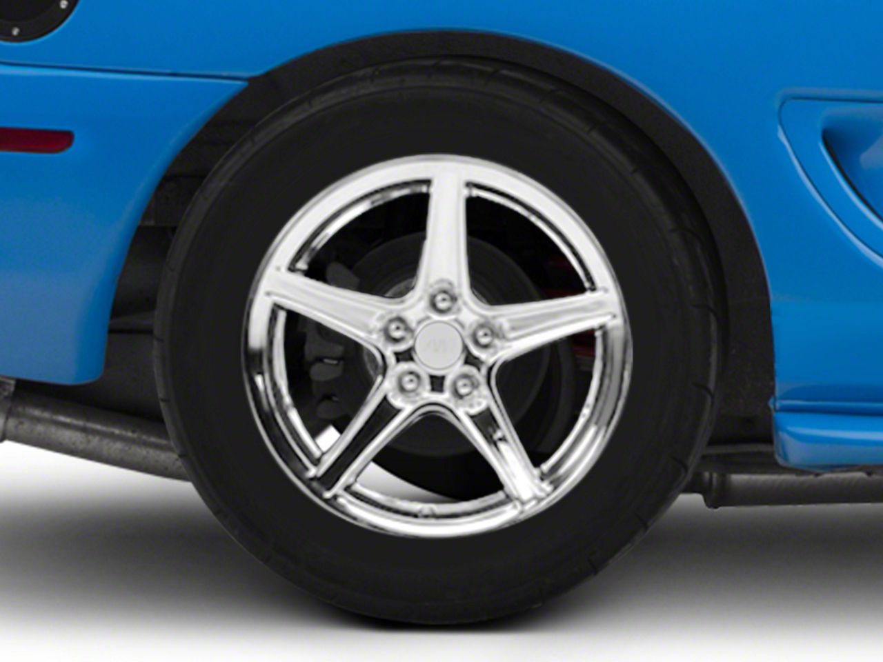 Chrome Saleen Style Wheel 17x10.5 (94-04 All)