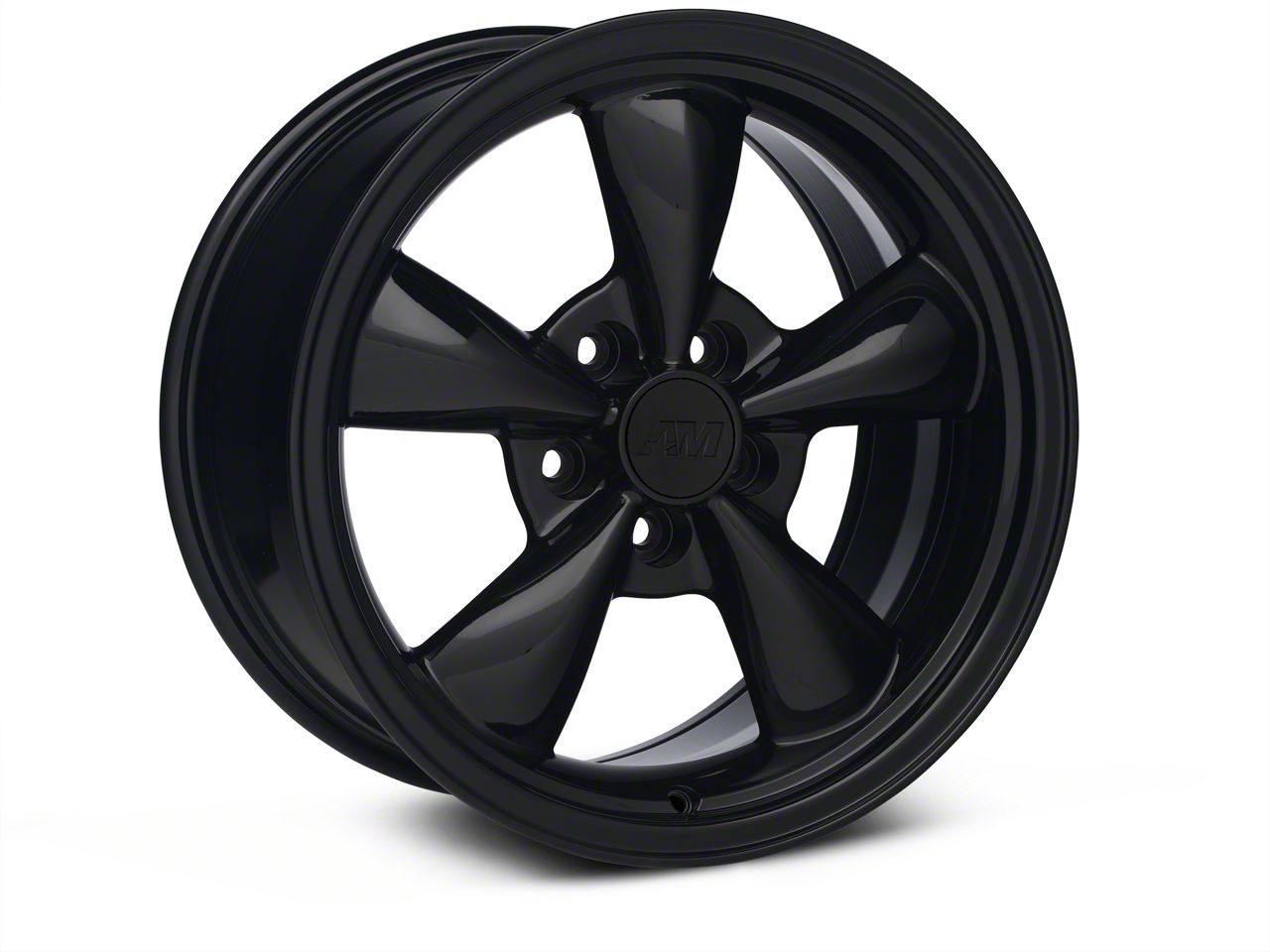 Solid Black Bullitt Wheel - 17x9 (05-14 V6; 05-10 GT)