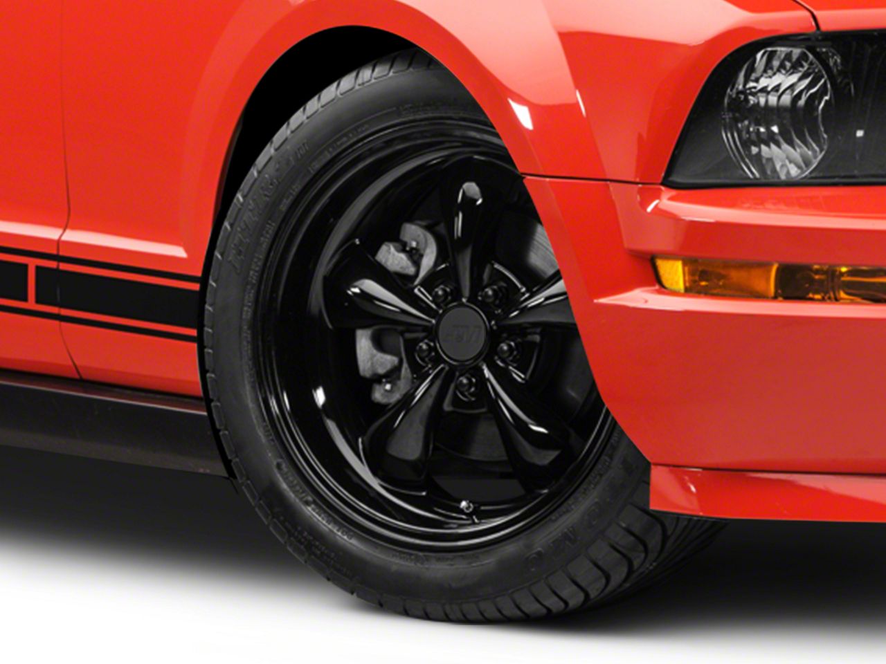 Solid Black Deep Dish Bullitt Wheel - 18x9 (05-14 GT, V6)