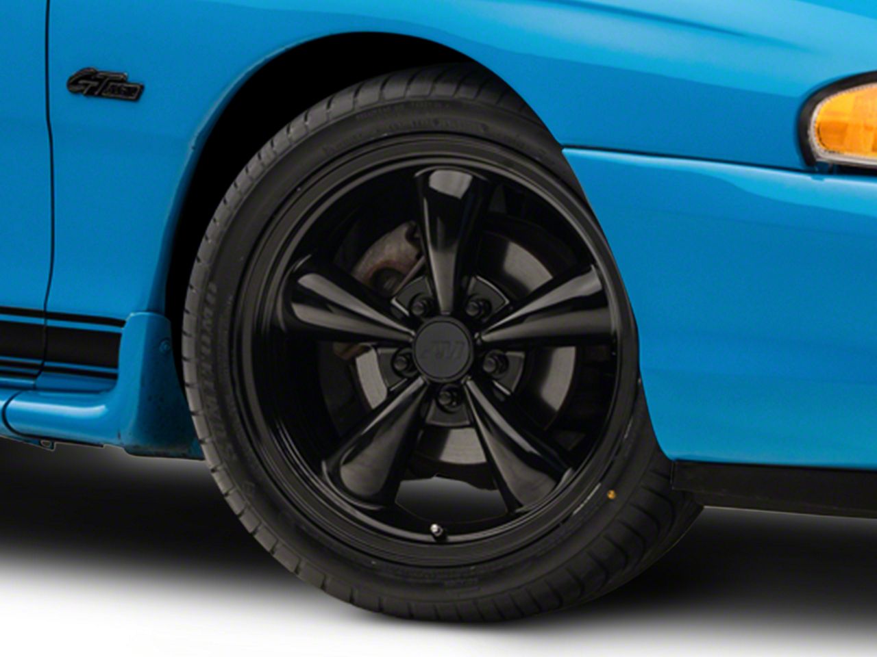 Solid Black Bullitt Wheel - 18x8 (94-04 All)