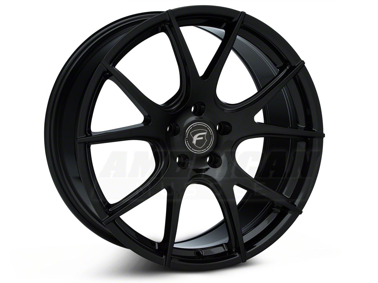 Piano Black Forgestar CF5V Monoblock Wheel - 19x9 (05-14 All)