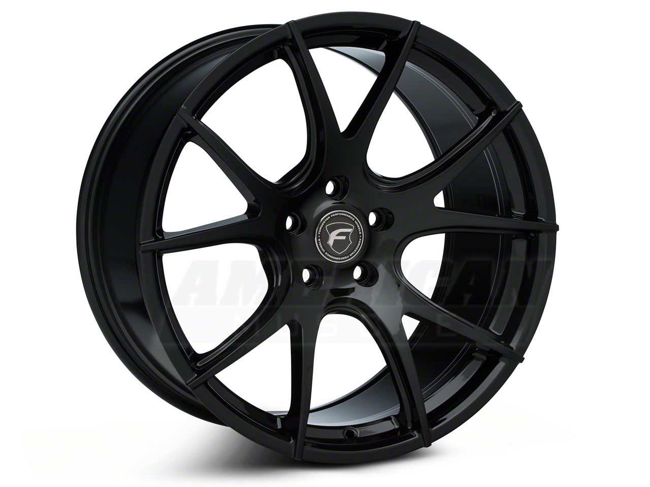 Piano Black Forgestar CF5V Monoblock Wheel - 19x10 (05-14 All)