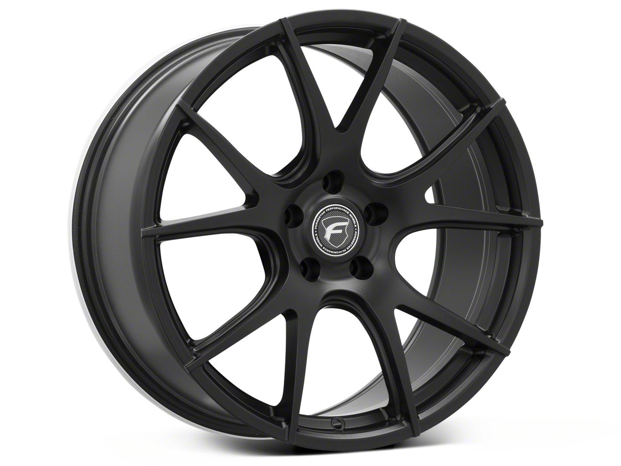 Matte Black Forgestar CF5V Monoblock Wheel - 19x9 (05-14 All)