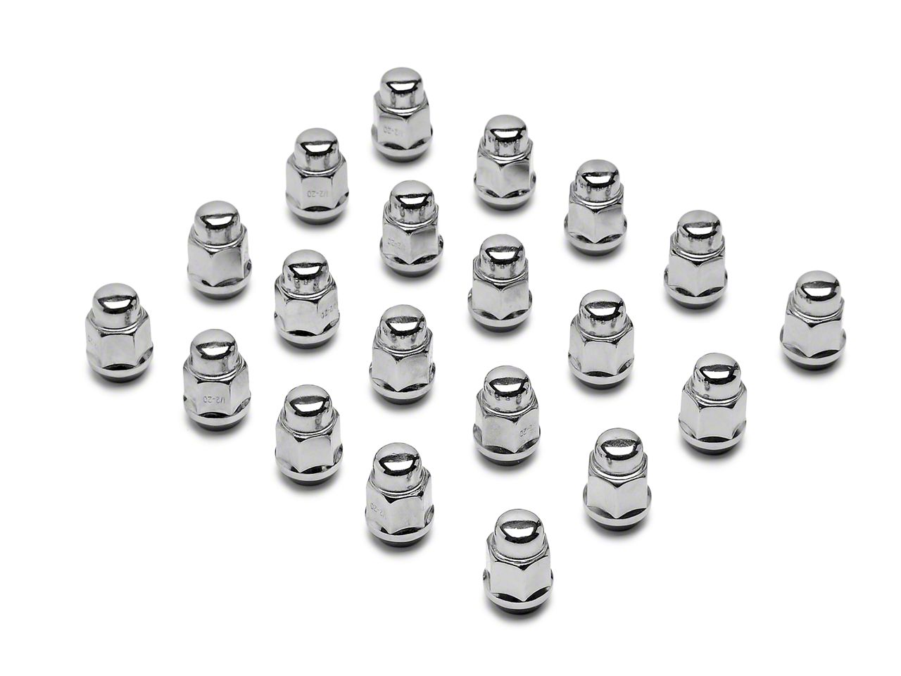 Chrome Acorn Lug Nuts - 13/16in (79-13 All)