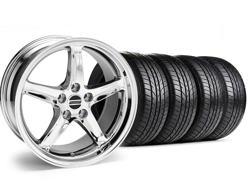 Chrome 1995 Style Cobra R Wheel & Sumitomo Tire Kit - 16x8 (99-04)