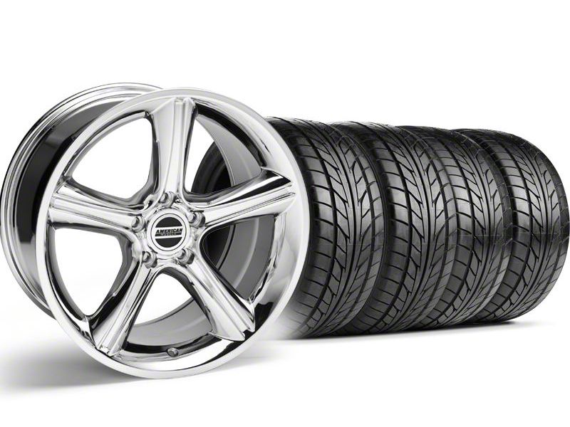 Chrome 2010 Style GT Premium Wheel & NITTO Tire Kit - 18x9 (99-04)