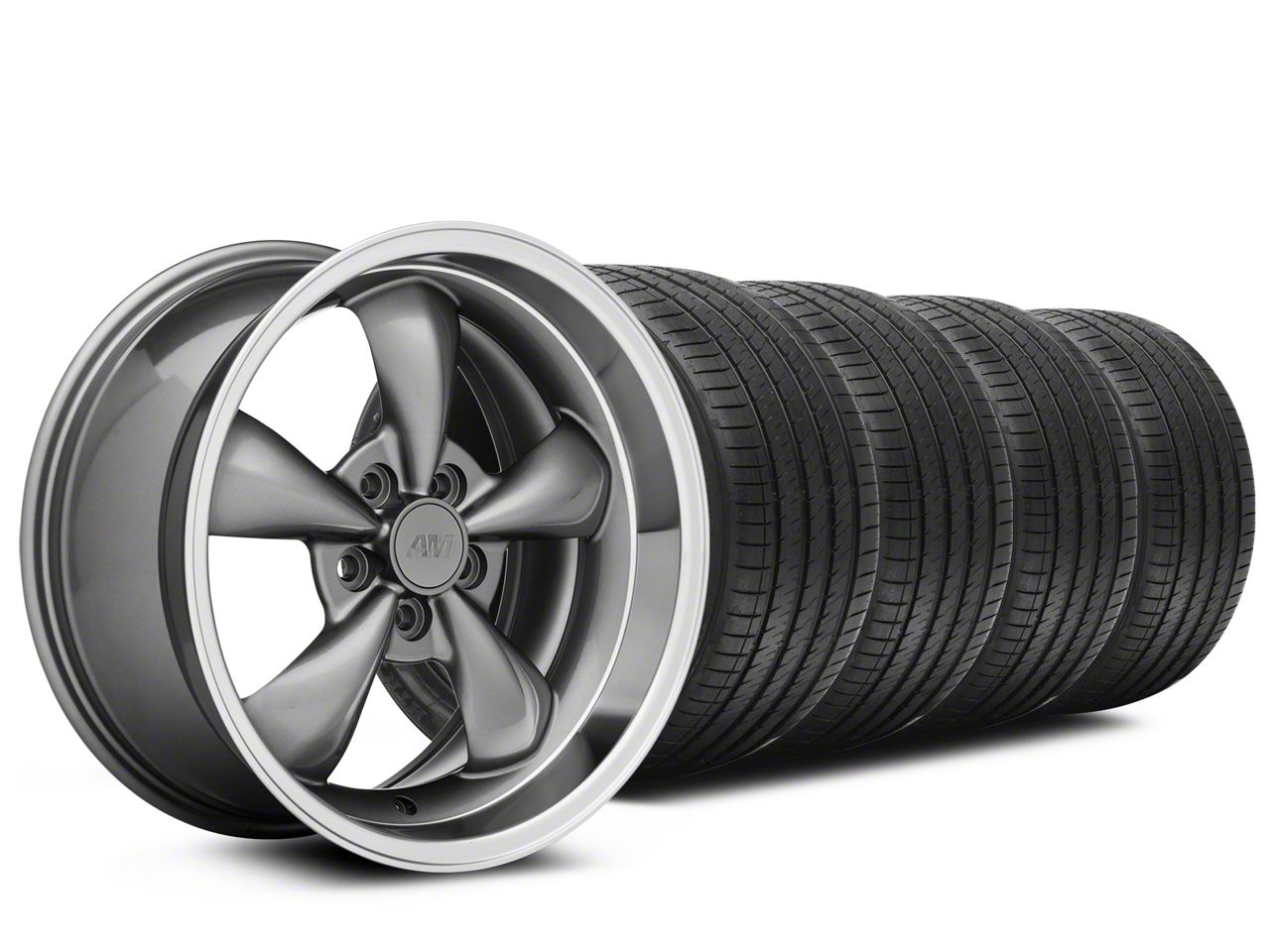 Anthracite Bullitt Wheel & Sumitomo Tire Kit - 20x8.5 (05-13)