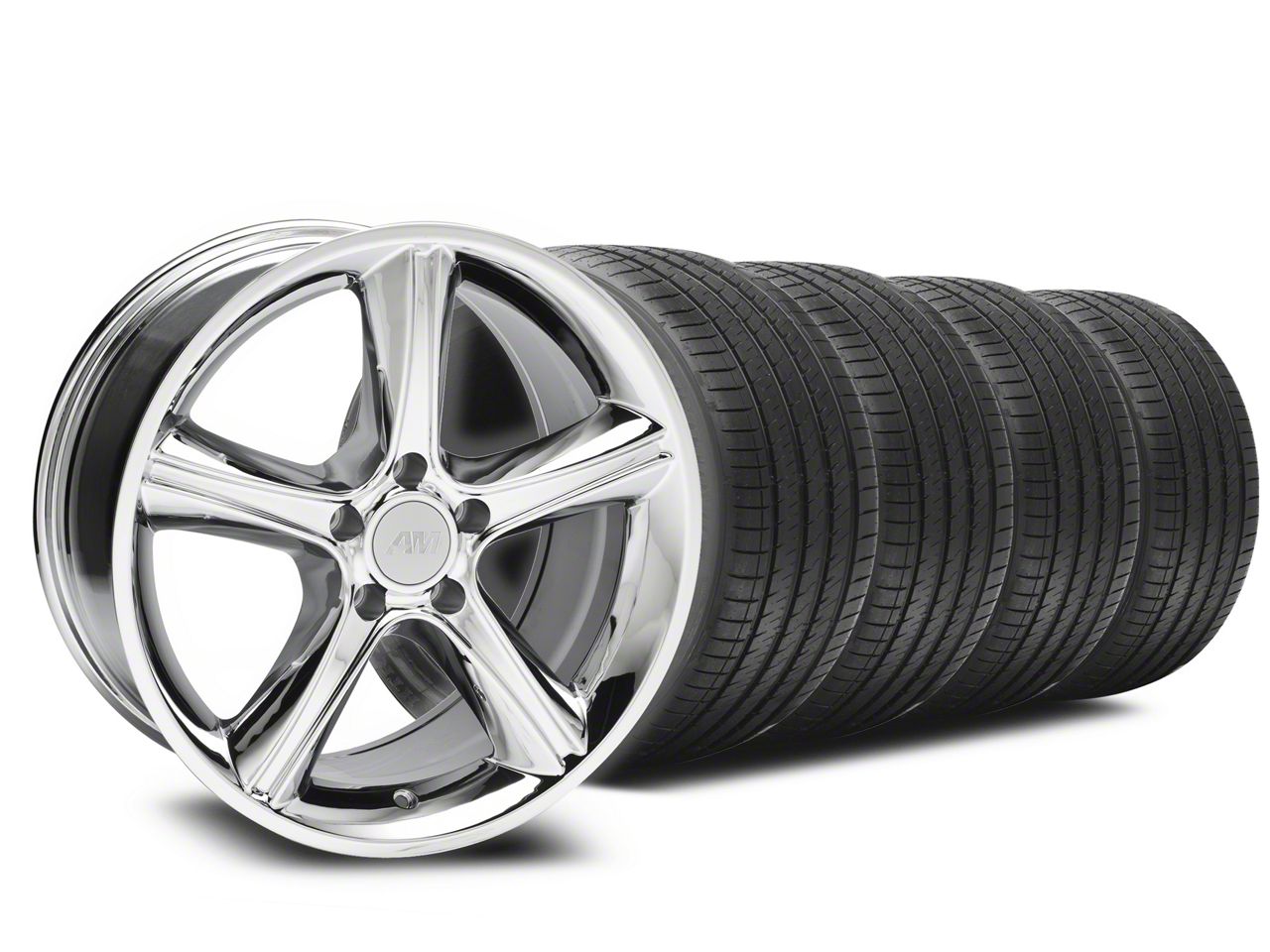 Chrome GT Premium Wheel & Sumitomo Tire Kit - 18x9 (05-13)