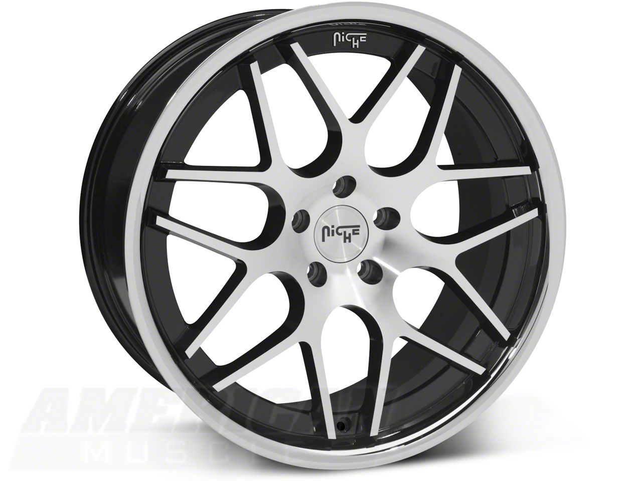 Black Machined Niche Mugello Wheel - 20x10 (05-14 All)