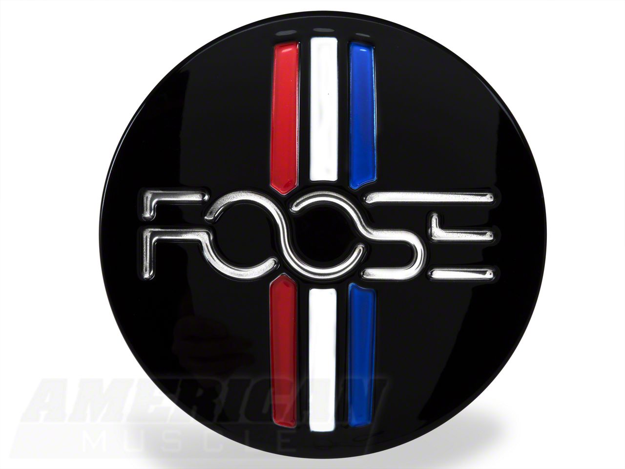 Foose Tri-bar Style Center Cap - Gloss Black