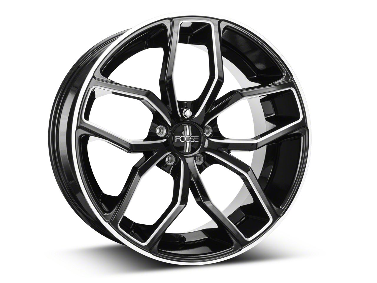 Black Machined Foose Outcast Wheel - 20x10 (05-14 All)