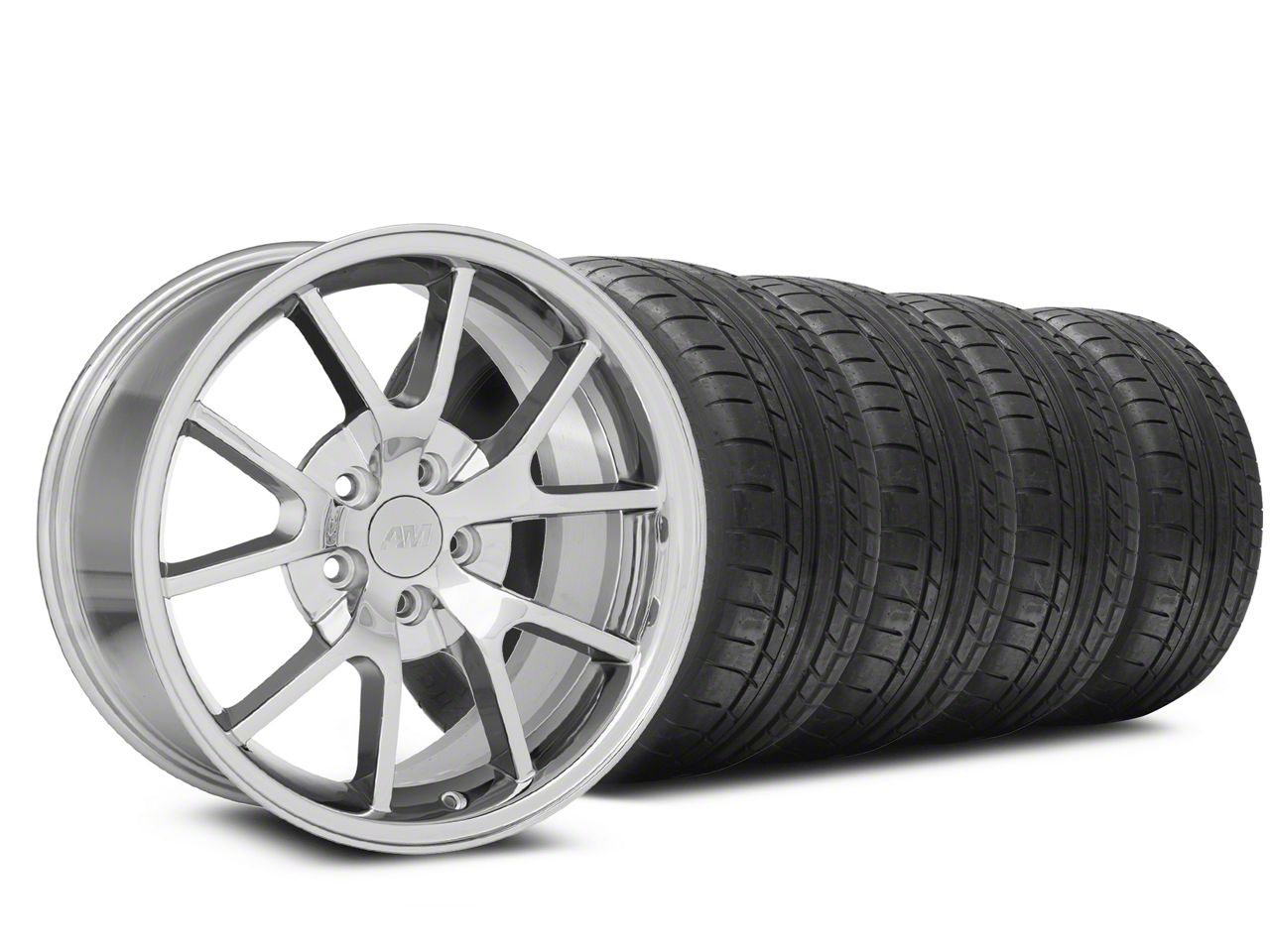 Chrome FR500 Wheel & Sumitomo Tire Kit - 18x9 (05-13)