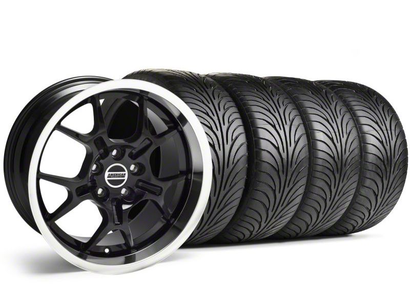 Staggered Black GT4 Wheel & Sumitomo Tire Kit - 18x9/10 (94-98 All)