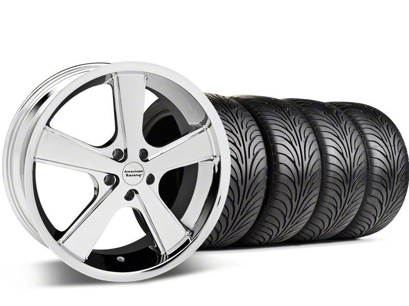 Chrome Nova Wheel & Sumitomo Tire Kit - 18x9 (05-13 GT, V6)