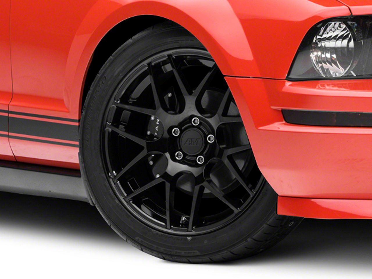 Black AMR Wheel - 19x8.5 (05-14 All)