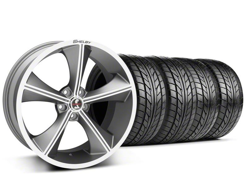 Gunmetal Shelby CS70 Wheel & NITTO Tire Kit - 20x9 (05-14 All)