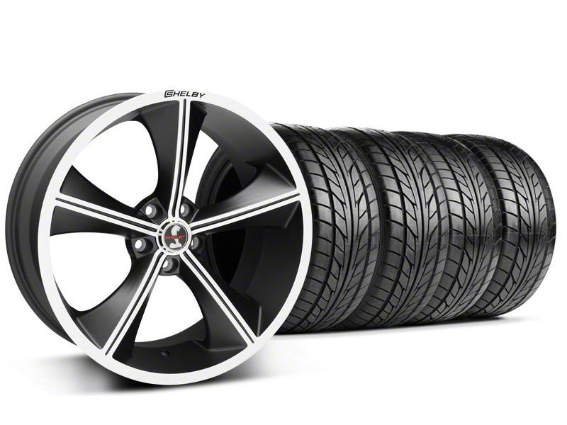 Matte Black Shelby CS70 Wheel & NITTO Tire Kit - 20x9 (05-14 All)