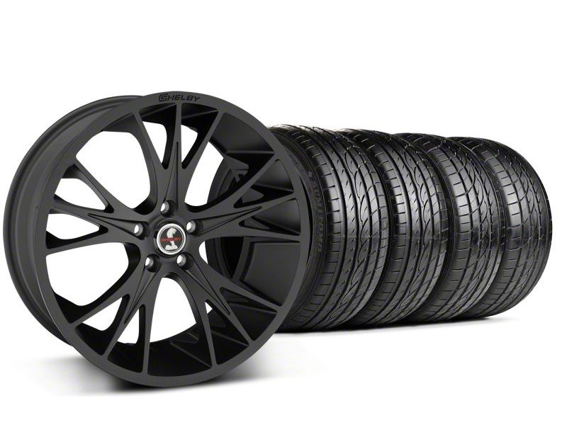 Matte Black Shelby CS1 Wheel & Sumitomo Tire Kit - 20x9 (05-14 All)