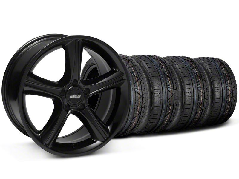 Black 2010 Style GT Premium Wheel & NITTO InvoTire Kit - 19x8.5 (05-14 All)