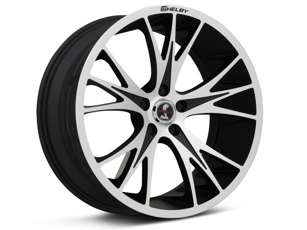 Black Machined Shelby CS1 Wheel - 20x9 (05-12 All)