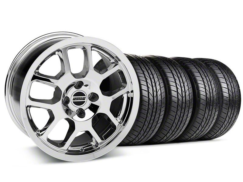 Chrome 2007 Style GT500 Wheel & Sumitomo All Season Tire Kit- 17x9 (87-93; Excludes 93 Cobra)