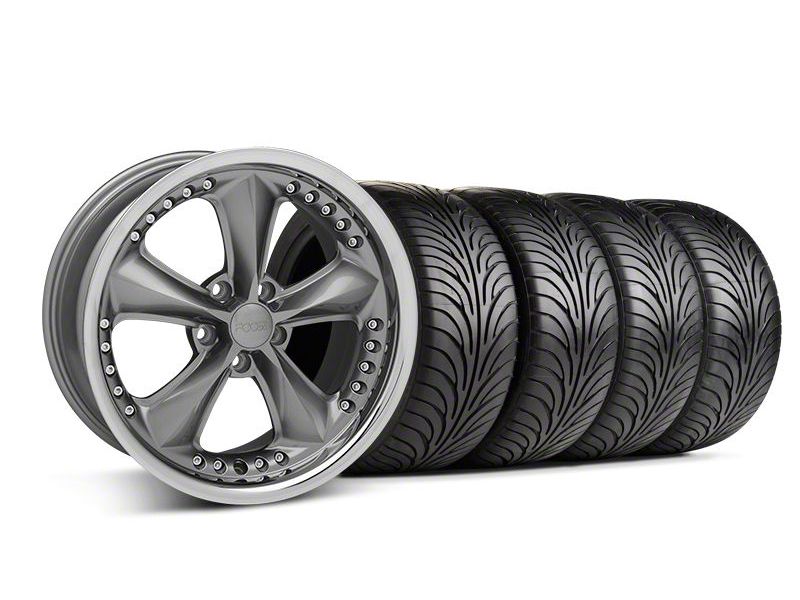 Grey Foose Nitrous Wheel & Sumitomo Tire Kit - 18x9 (05-14 GT, V6)