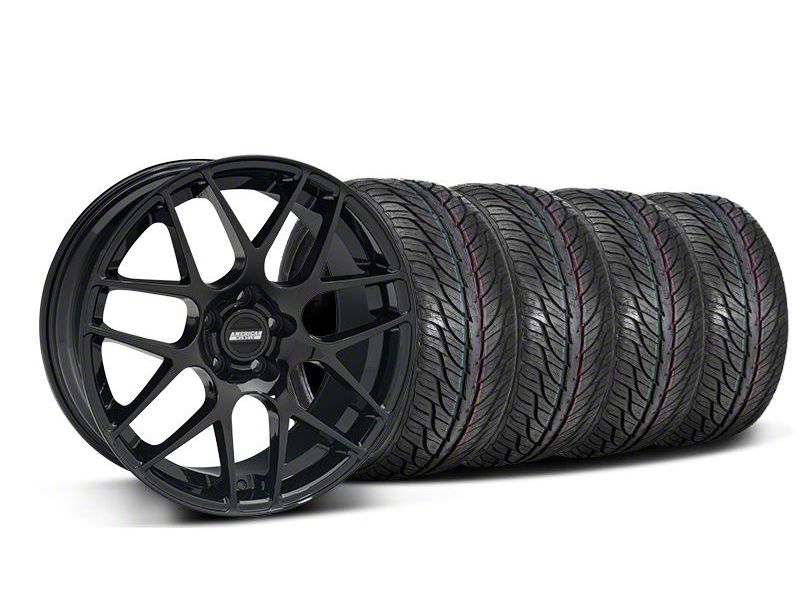 Black AMR Style Wheel & General Tire Kit - 19x8.5 (05-14 All)
