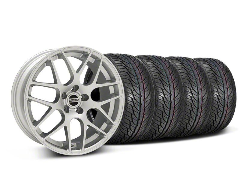 Silver AMR Style Wheel & General Tire Kit - 19x8.5 (05-14 All)