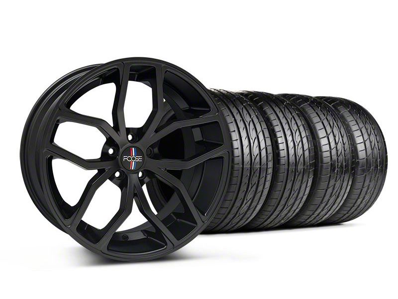 Matte Black Foose Outcast Wheel & Sumitomo Tire Kit - 20x8.5 (05-14)