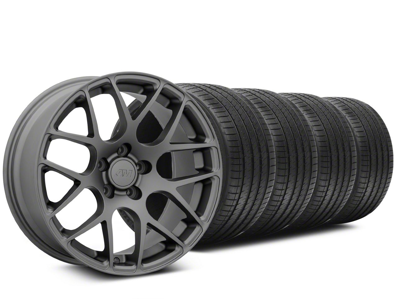 Charcoal AMR Wheel & Sumitomo Tire Kit - 20x8.5 (05-14 All)