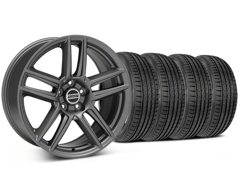 Charcoal Boss Laguna Style Wheel & Sumitomo Tire Kit - 19x9 (05-14 All)
