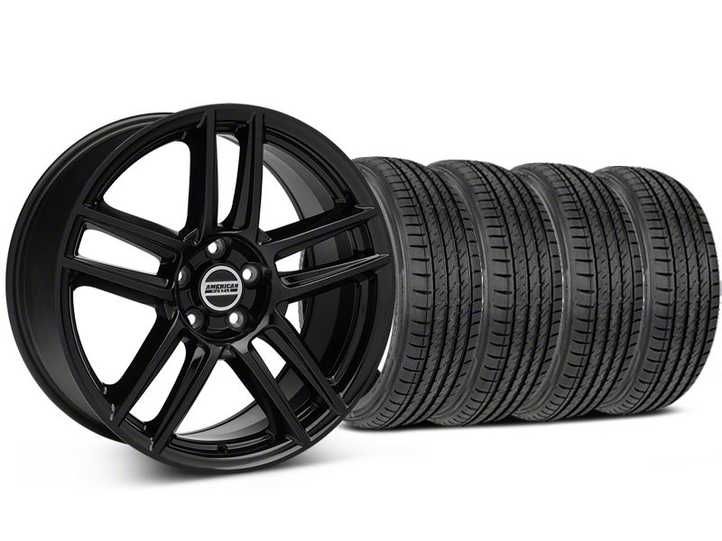 Black Boss Laguna Style Wheel & Sumitomo Tire Kit - 19x9 (05-14 All)