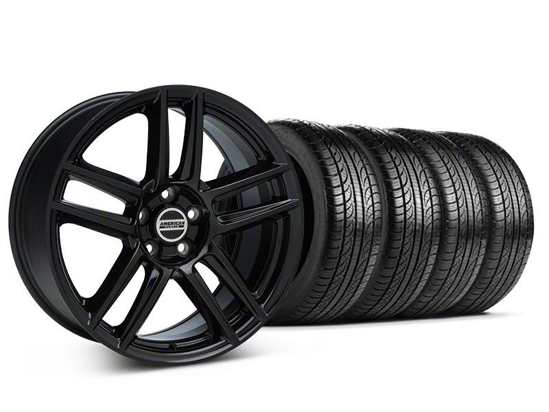 Black Boss Laguna Style Wheel & Pirelli Tire Kit - 19x9 (05-14 All)