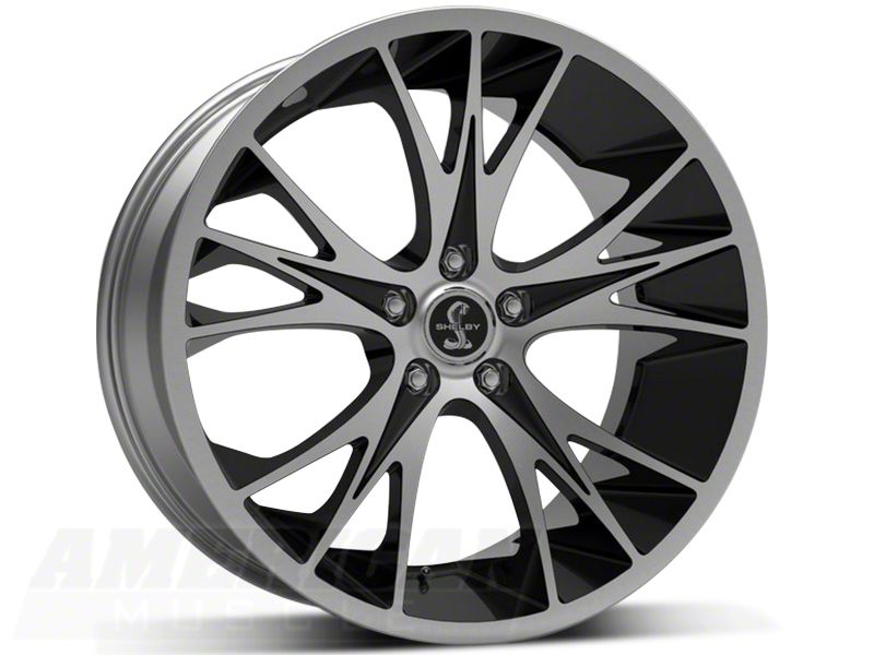 Staggered Black Machined Shelby CS-1Wheel & NITTO INVO Tire Kit - 20x9/11 (05-14)