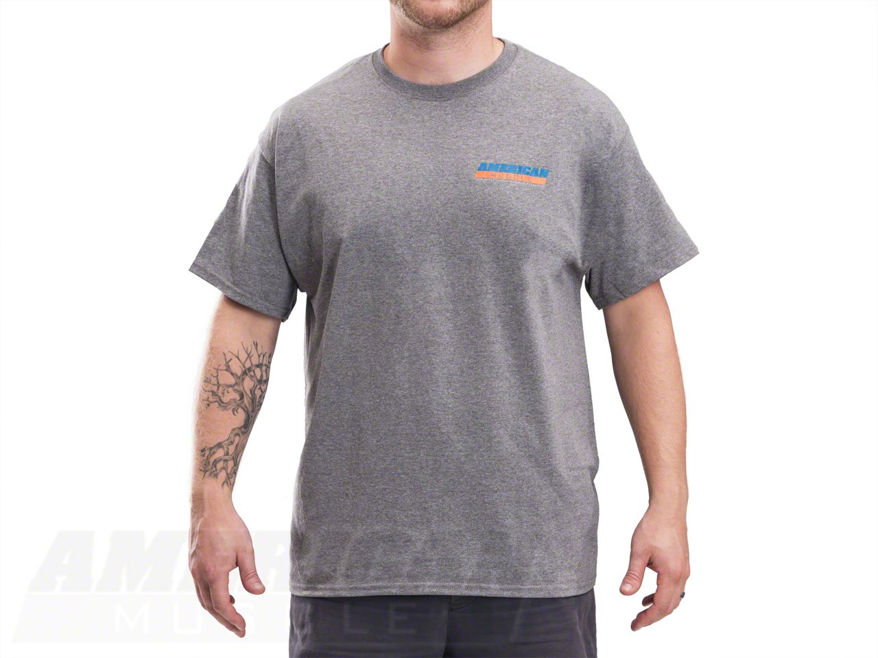 AmericanMuscle S197 T-Shirt - Gray