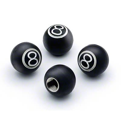 Mustang 8 Ball Valve Stem Caps (set of 4)